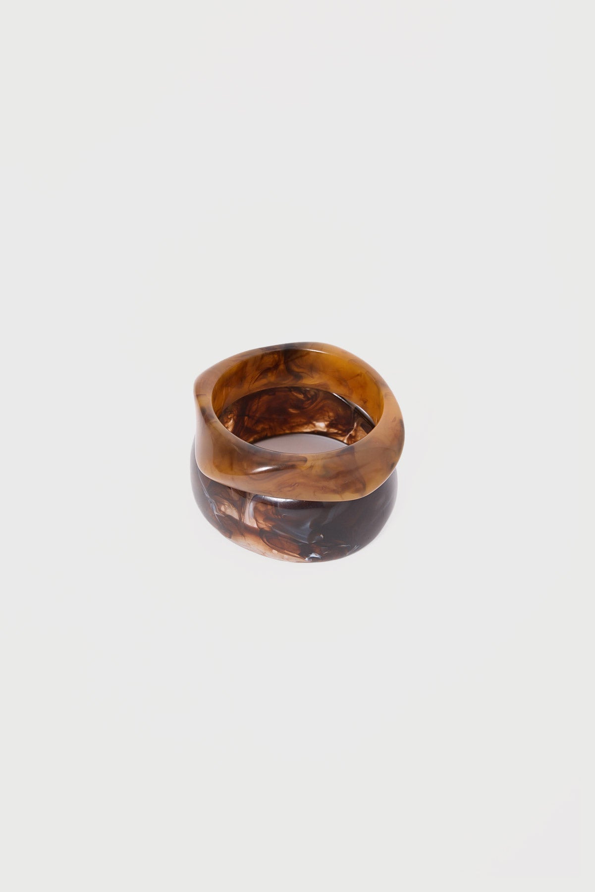 Perfect Stranger Resin Bangle Pack Brown