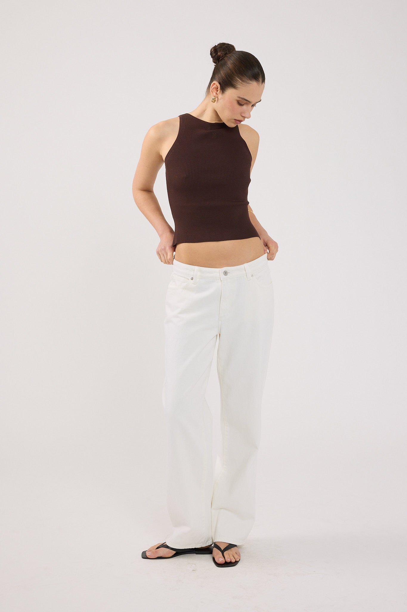 Abrand 99 Low Baggy Jean Pearl