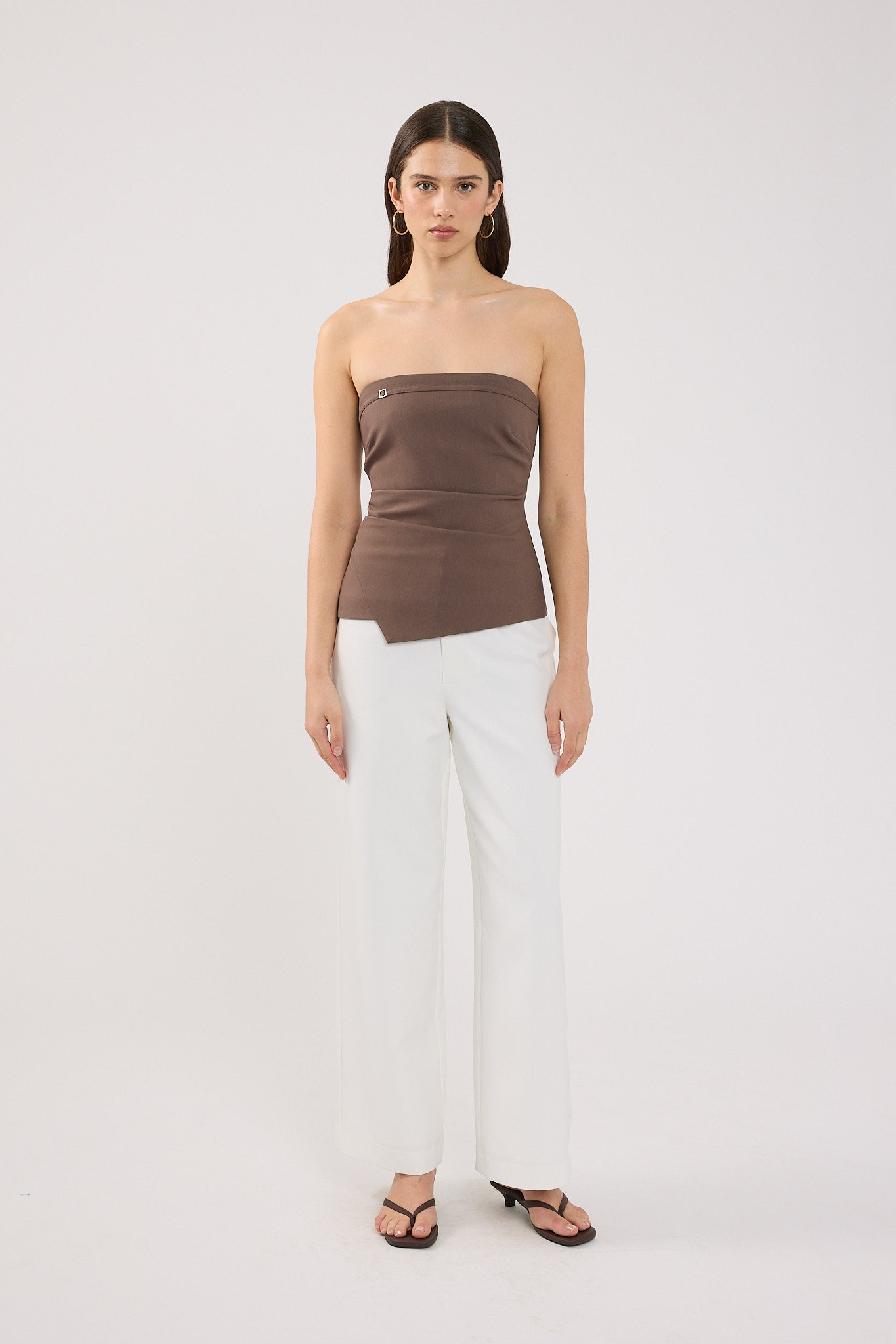 Perfect Stranger Cecelia High Rise Pant White