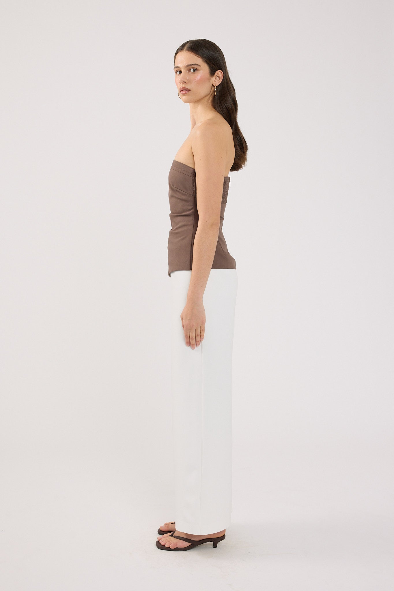Perfect Stranger Cecelia High Rise Pant White