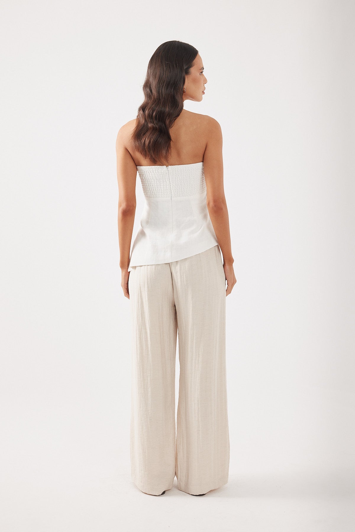 Perfect Stranger Tabby Mid Rise Pant Oat