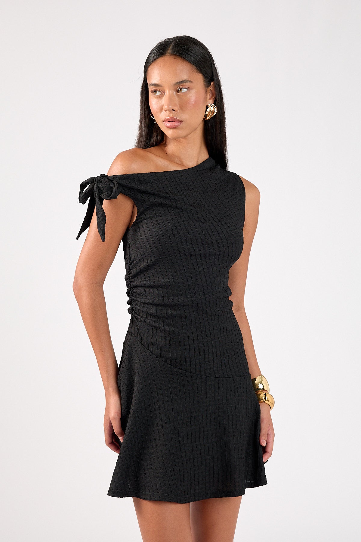 Perfect Stranger Trove Mini Dress Black