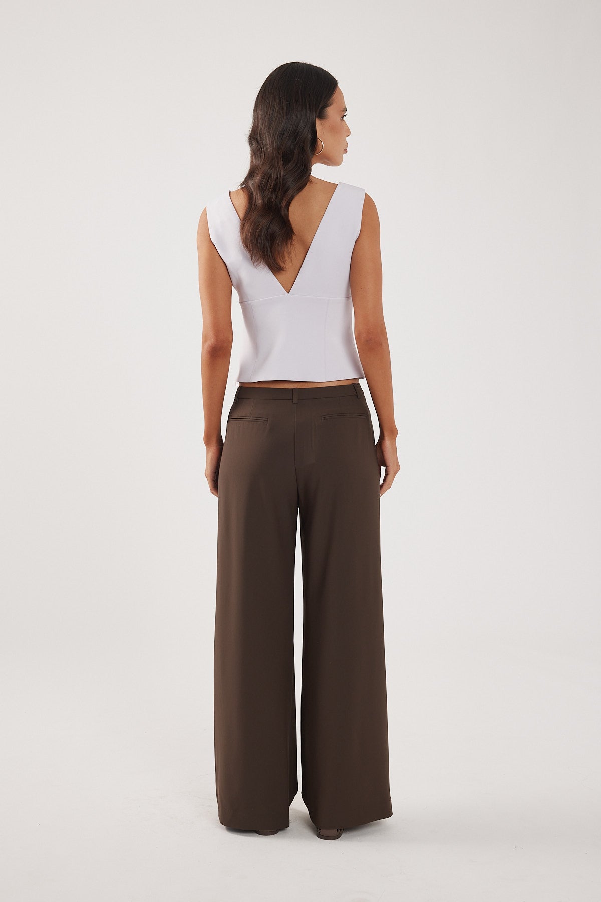 Perfect Stranger Allegra V-Neck Top Lilac