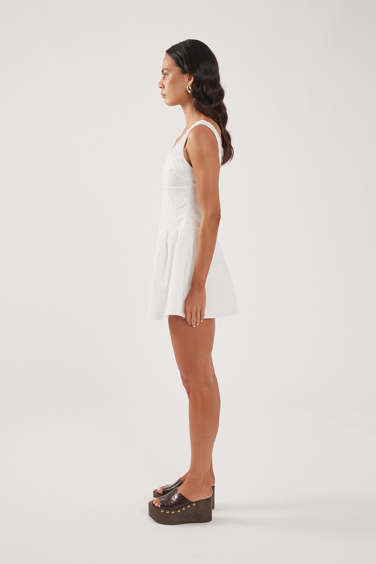 Perfect Stranger Gabrielle Corset Mini Dress White