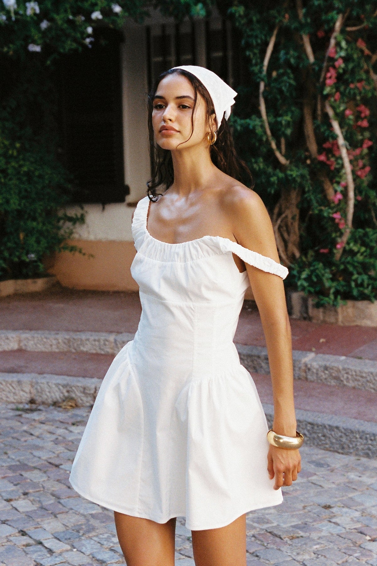 Perfect Stranger Gabrielle Corset Mini Dress White