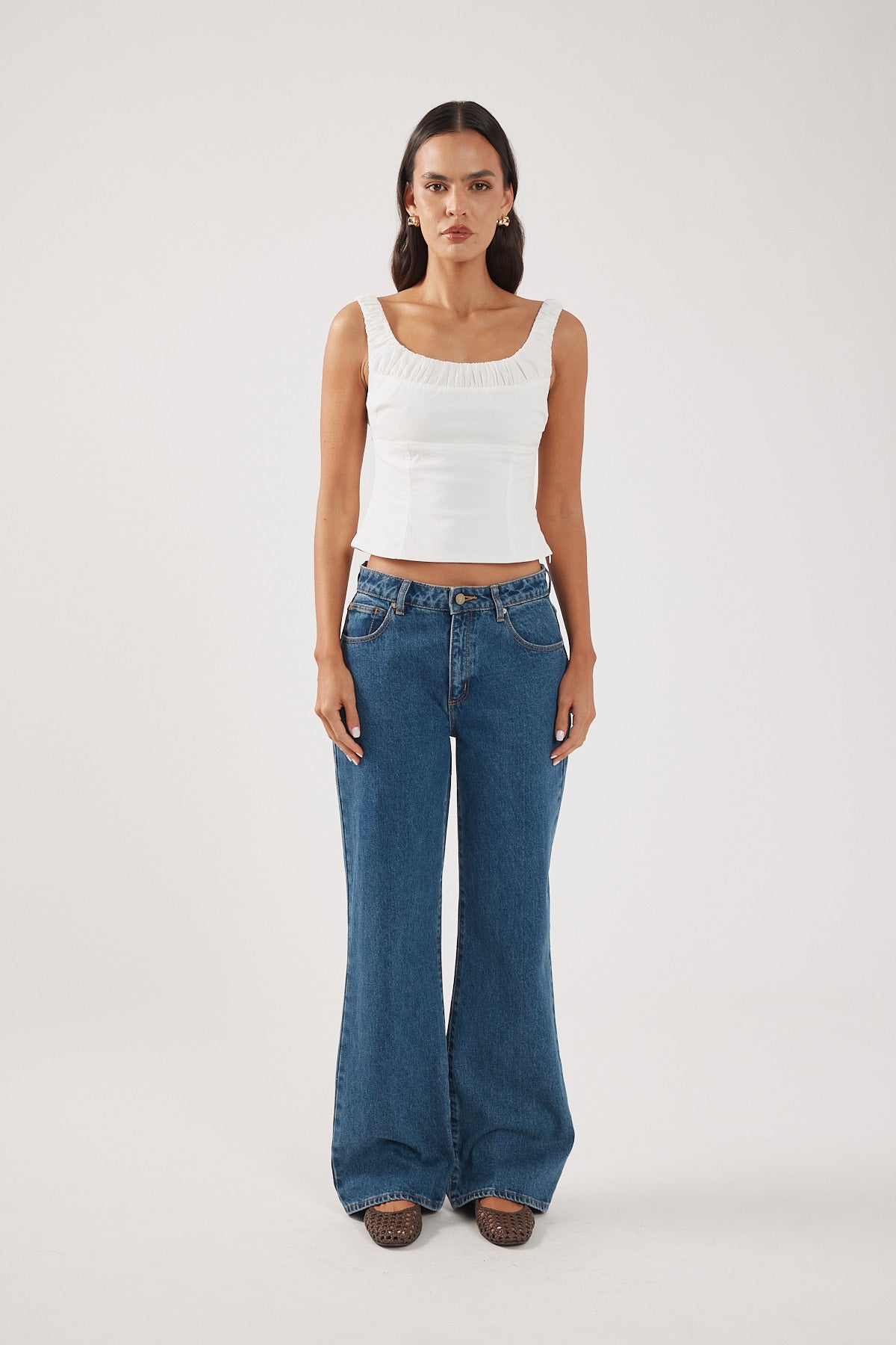 Perfect Stranger Gabrielle Corset Top White