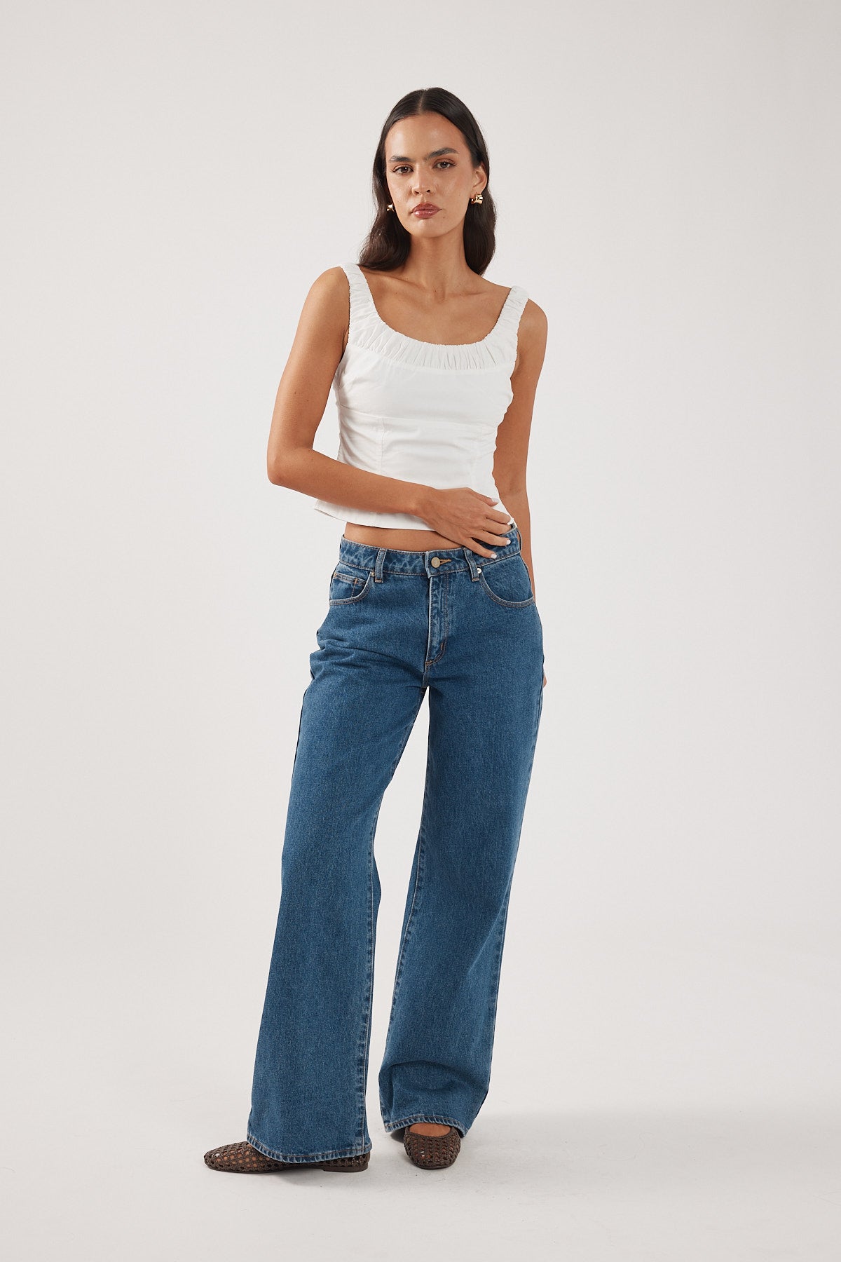 Perfect Stranger Gabrielle Corset Top White