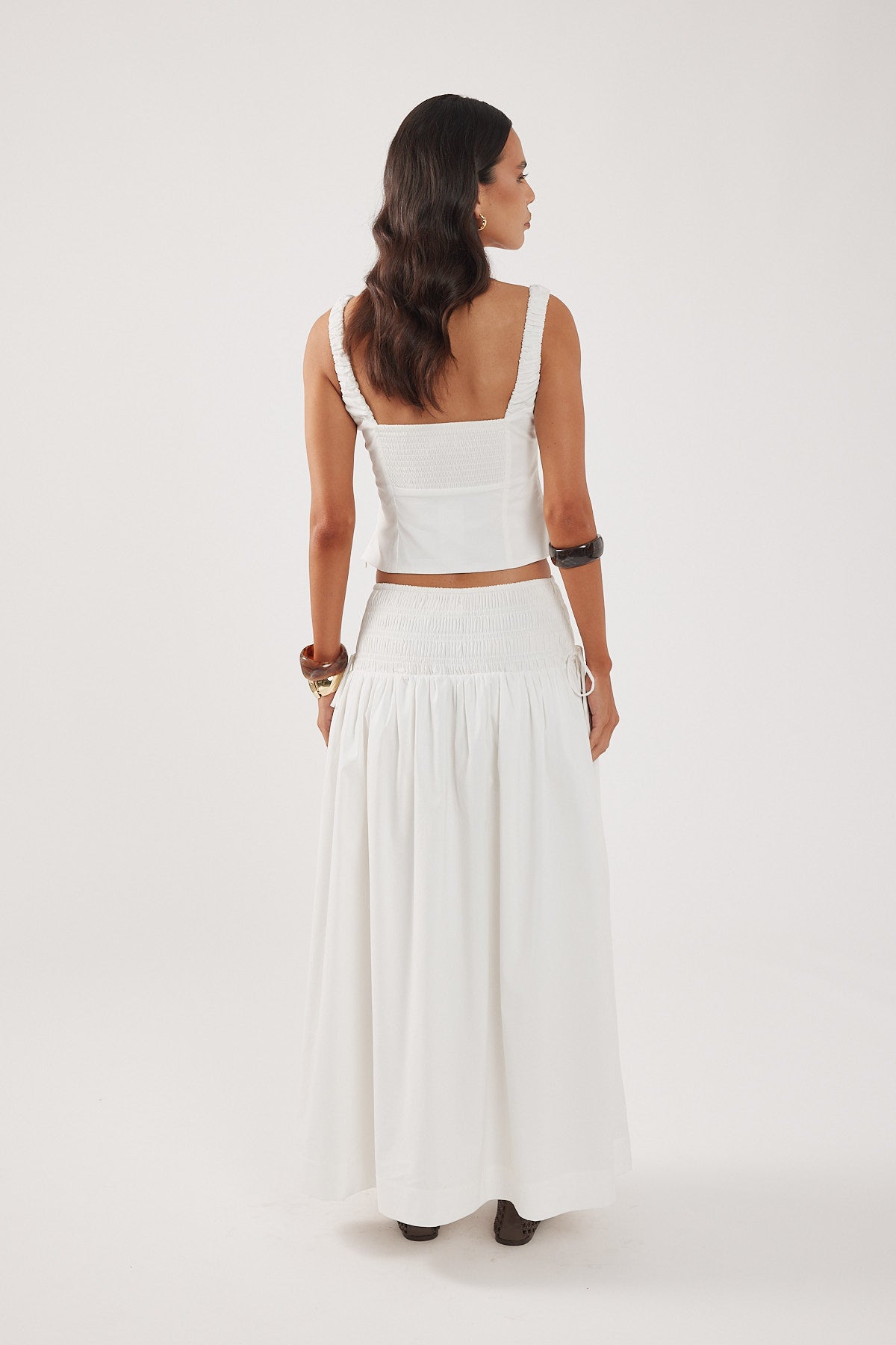 Perfect Stranger Gabrielle Corset Top White