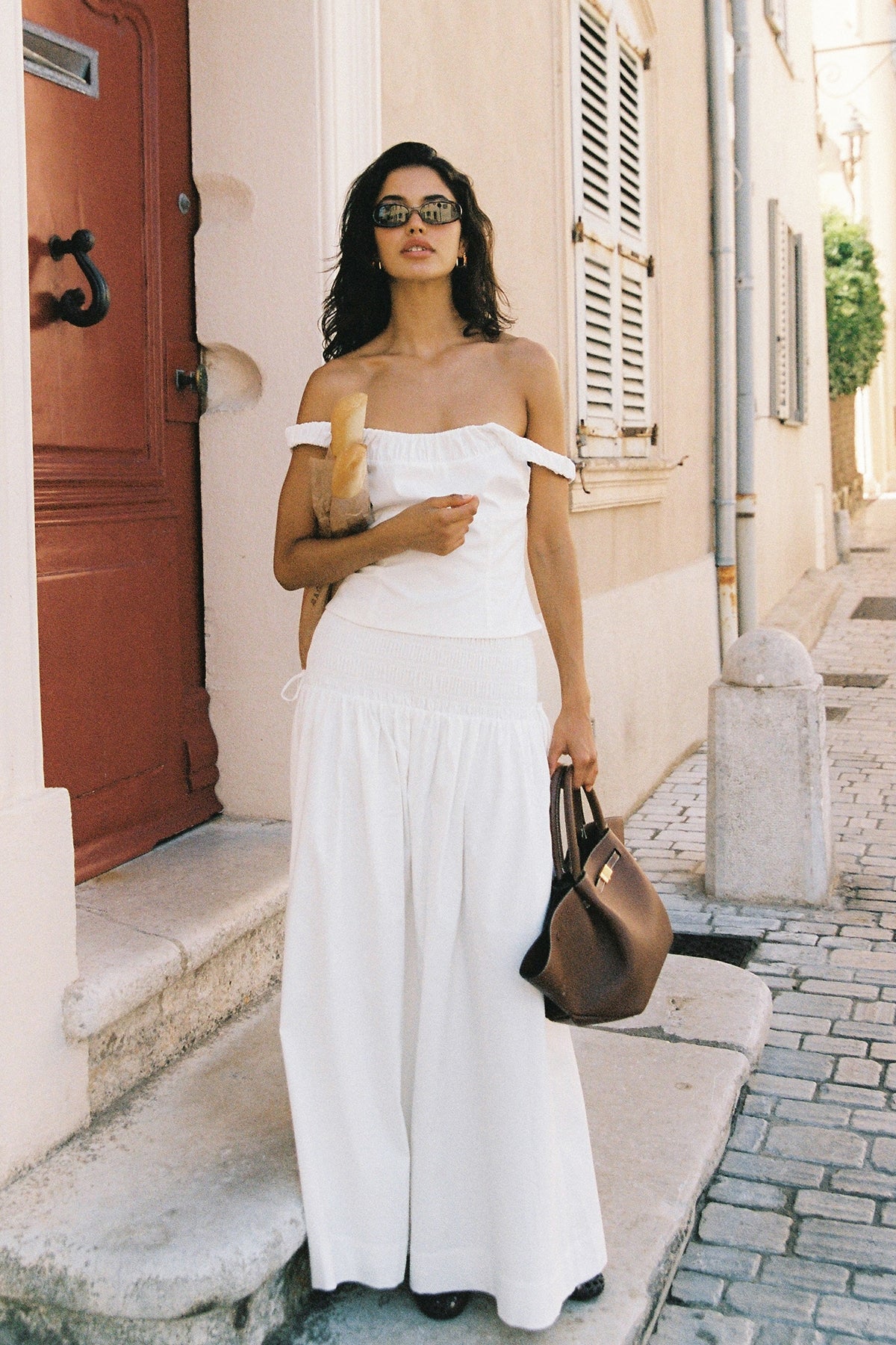 Perfect Stranger Gabrielle Maxi Skirt White