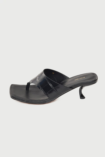 Alias Mae Arnie Heel Black Croc