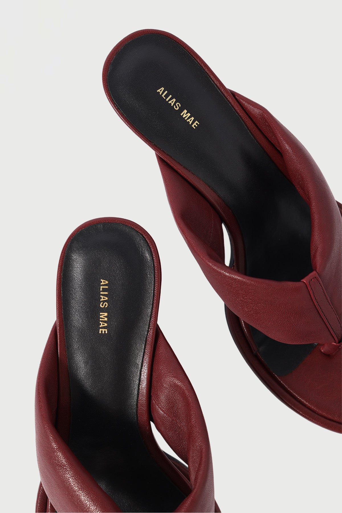 Alias Mae Aji Burgundy Leather