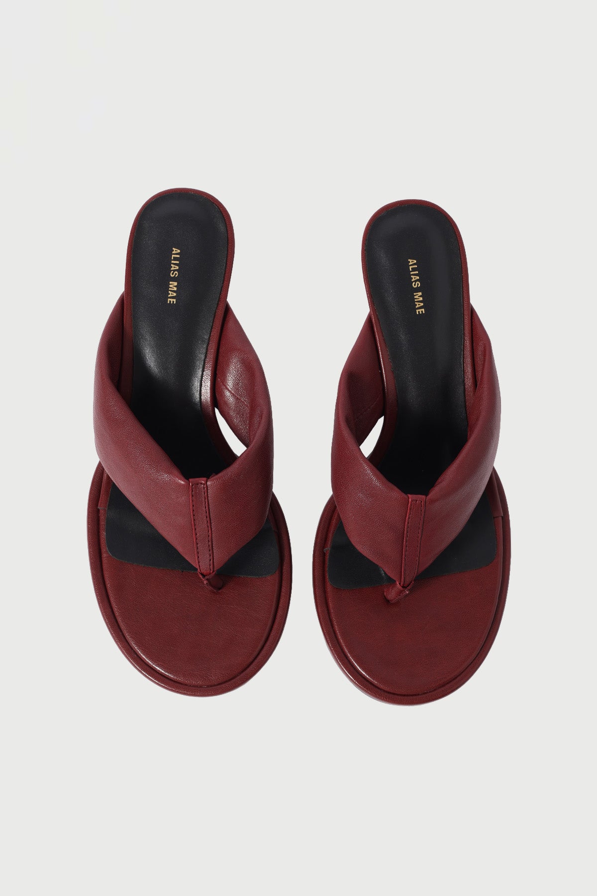Alias Mae Aji Burgundy Leather