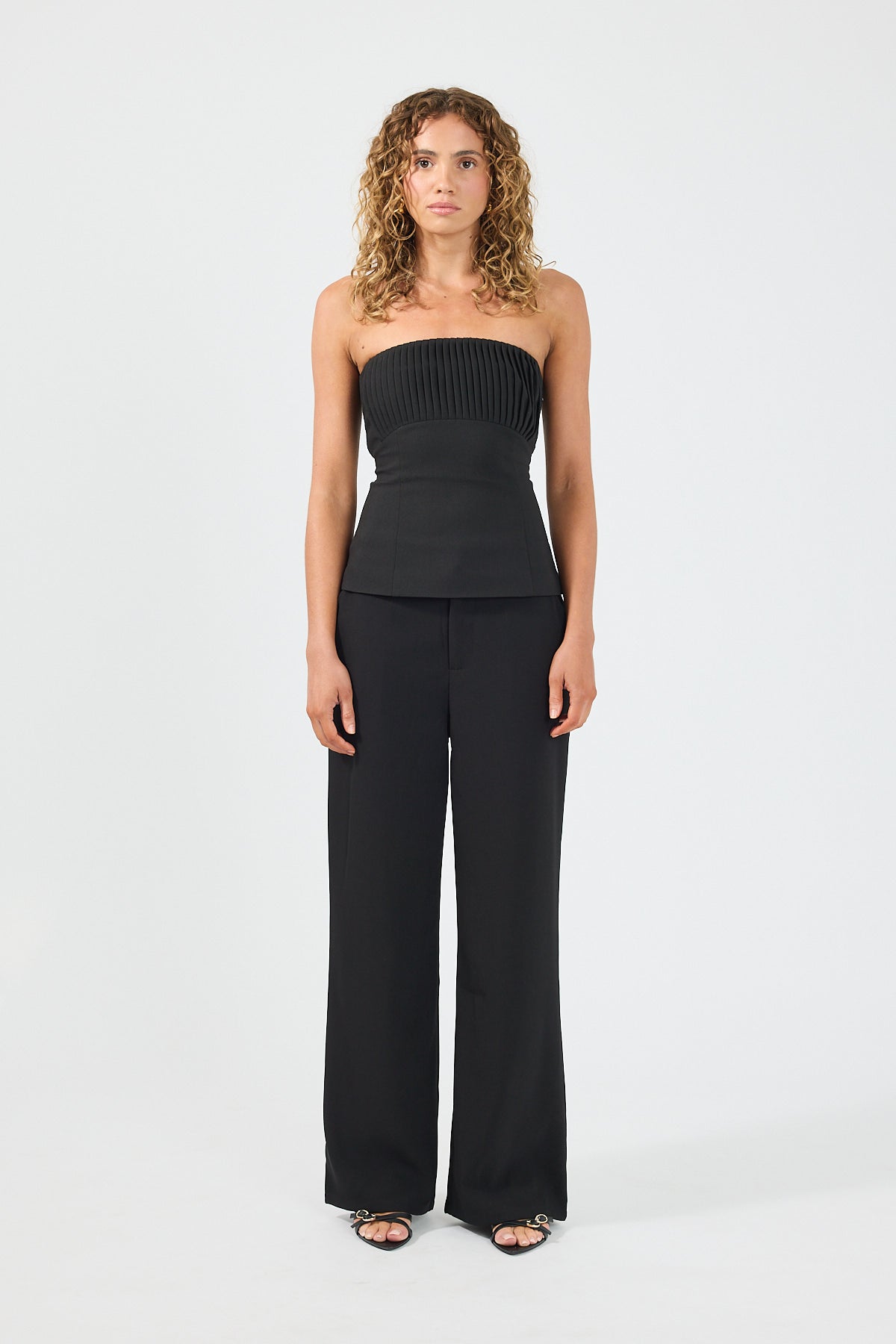 Perfect Stranger Fay Petite High Rise Recycled Pant Black