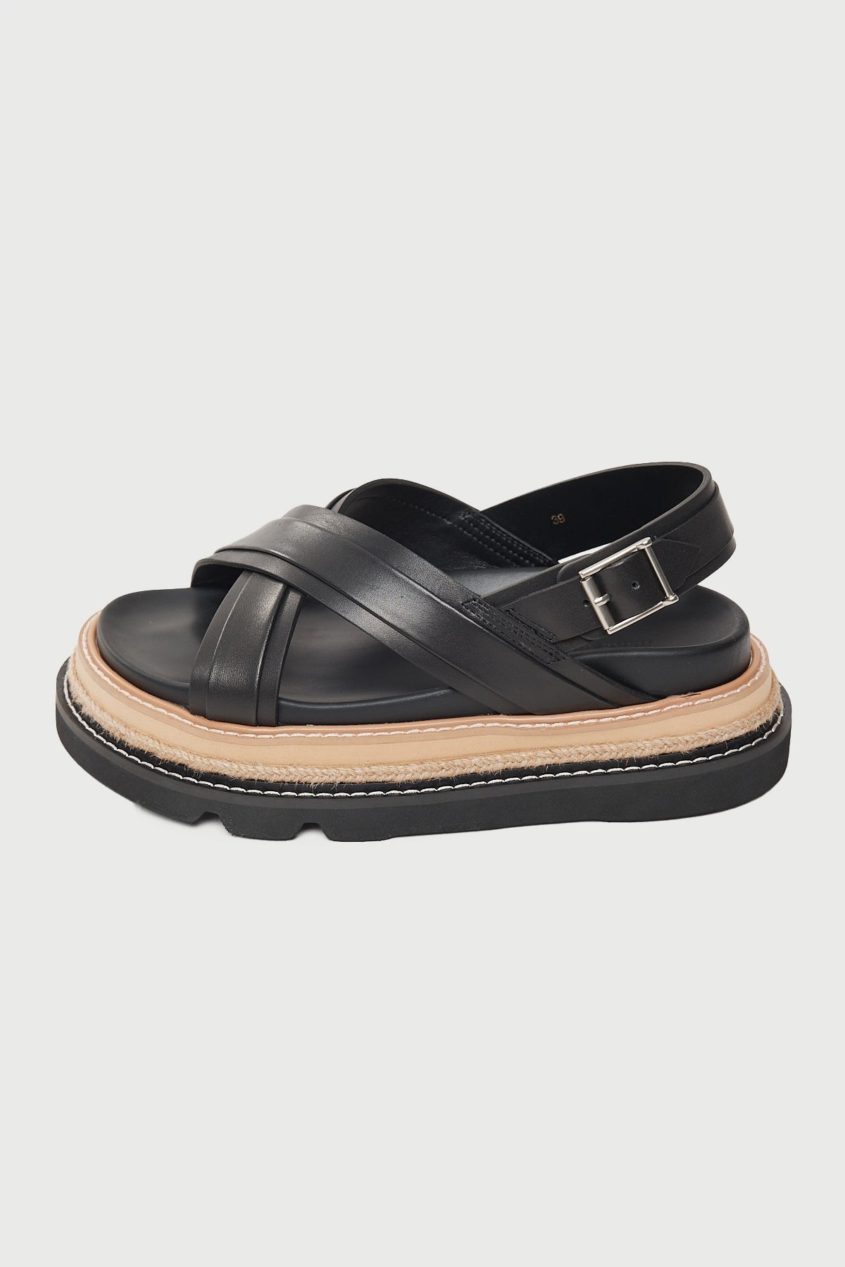 Veena Black Leather