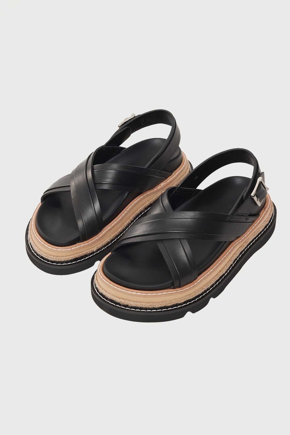 Veena Black Leather