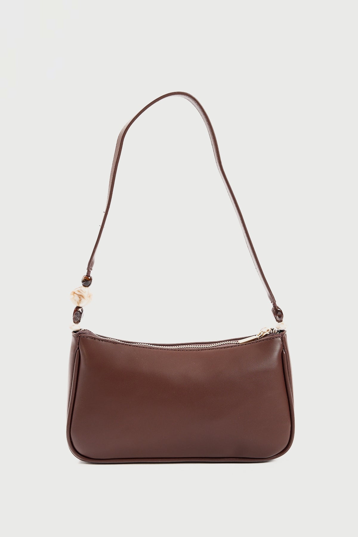 Perfect Stranger Zeya Beaded Shoulder Bag Brown