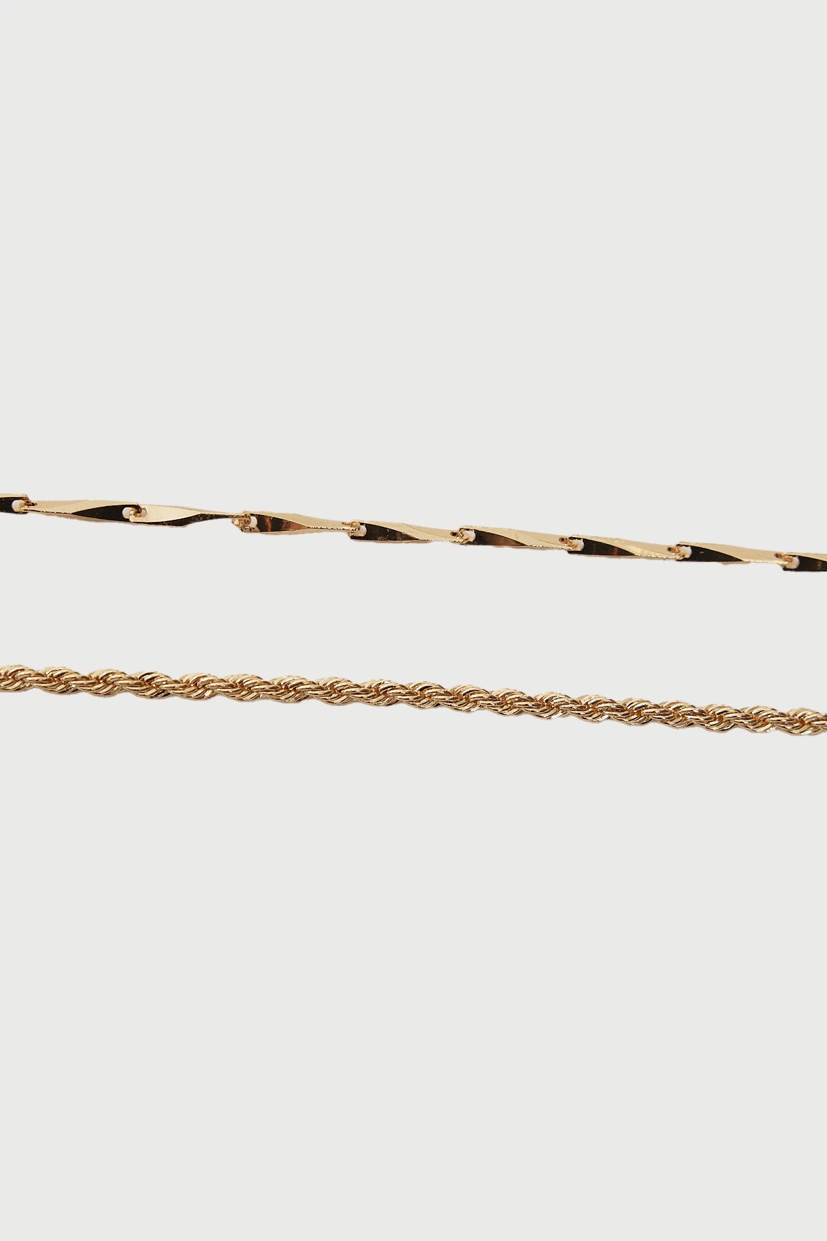 Perfect Stranger Mabe Chain Bracelets 2Pk 18K Gold