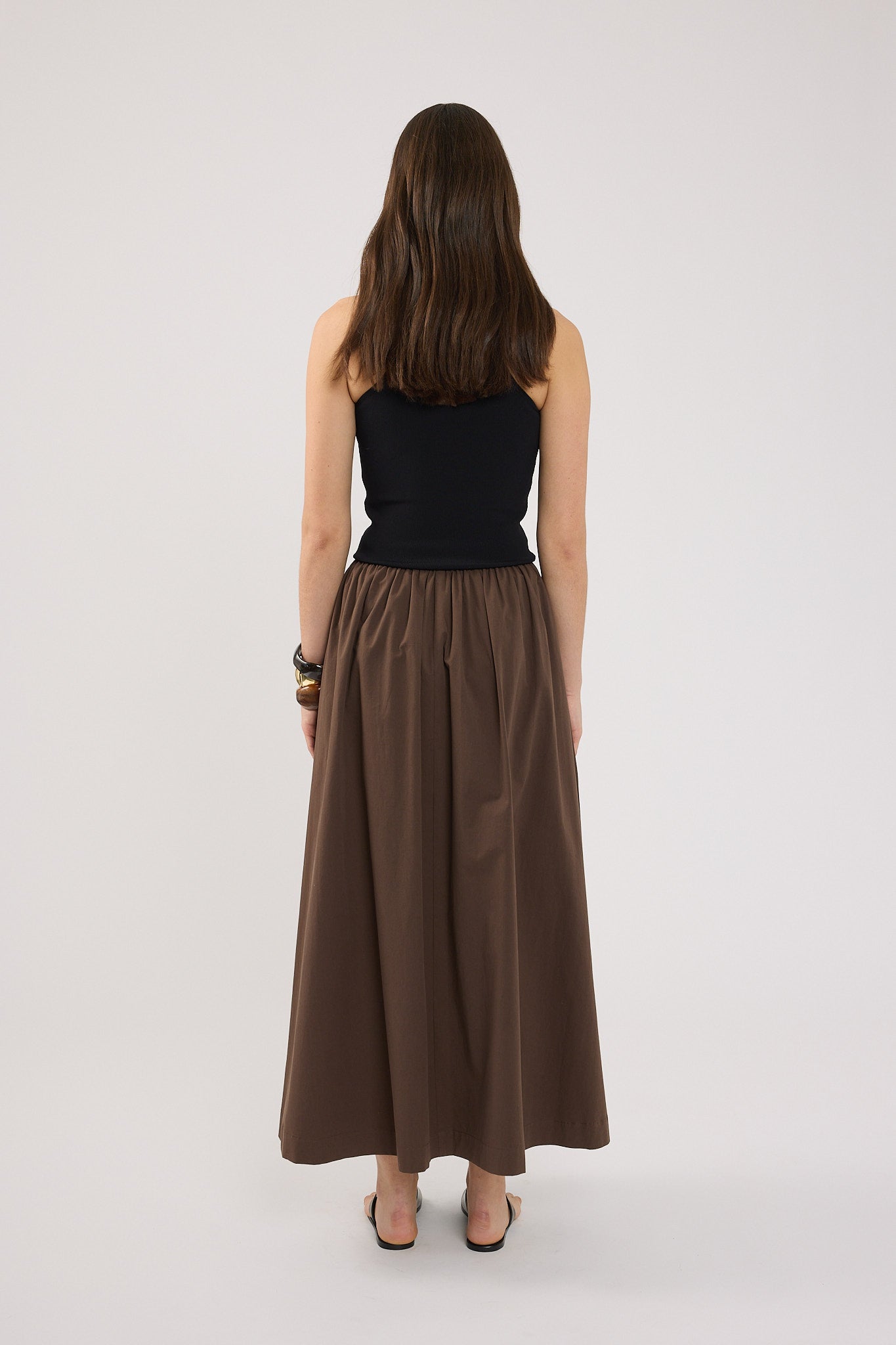 Perfect Stranger Isley Maxi Skirt Brown
