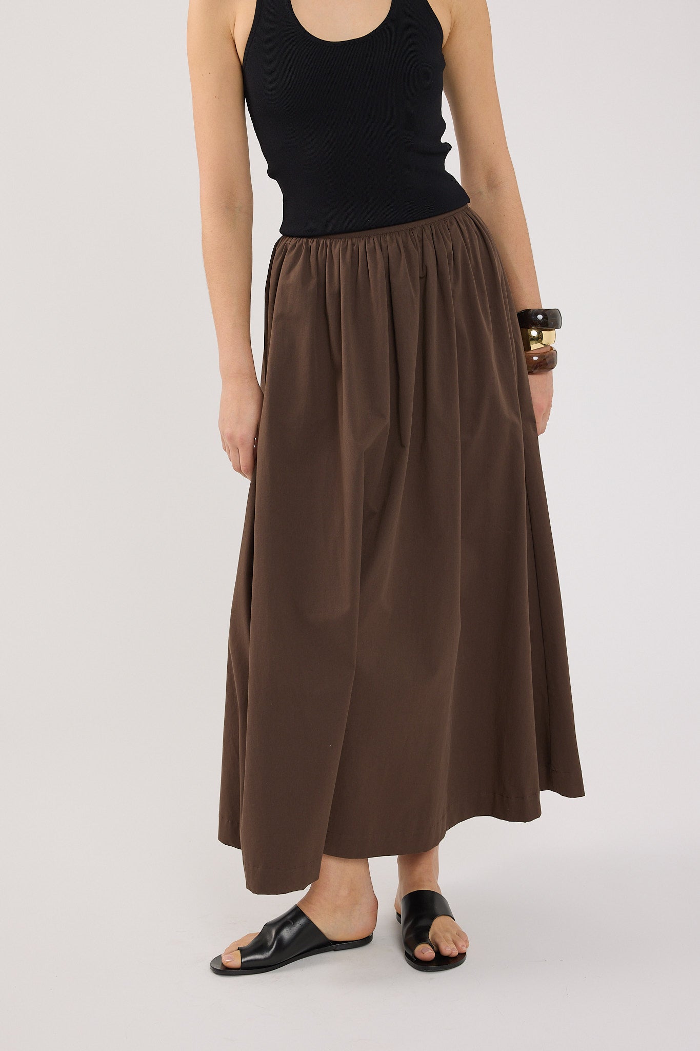 Perfect Stranger Isley Maxi Skirt Brown