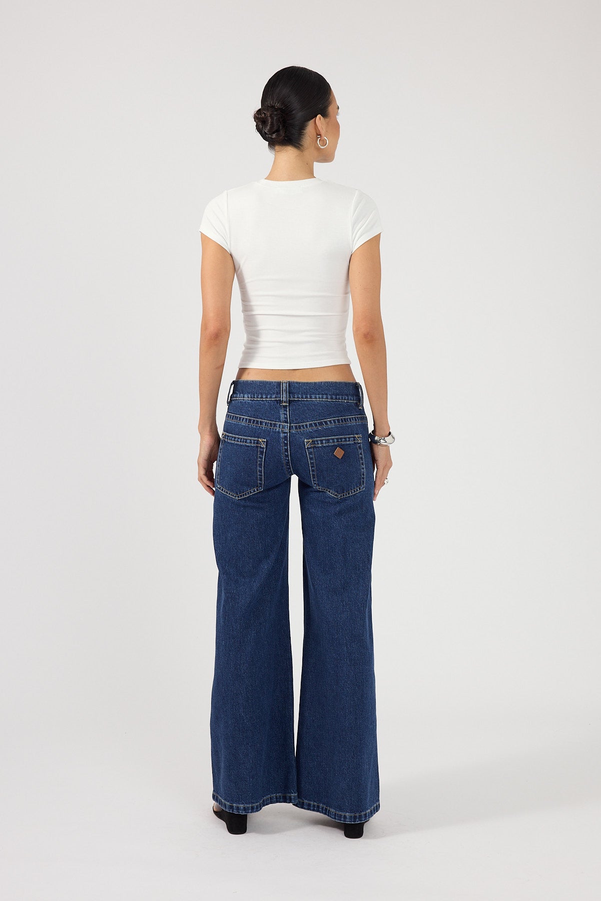 Perfect Stranger Better Viscose Cap Sleeve Tee White