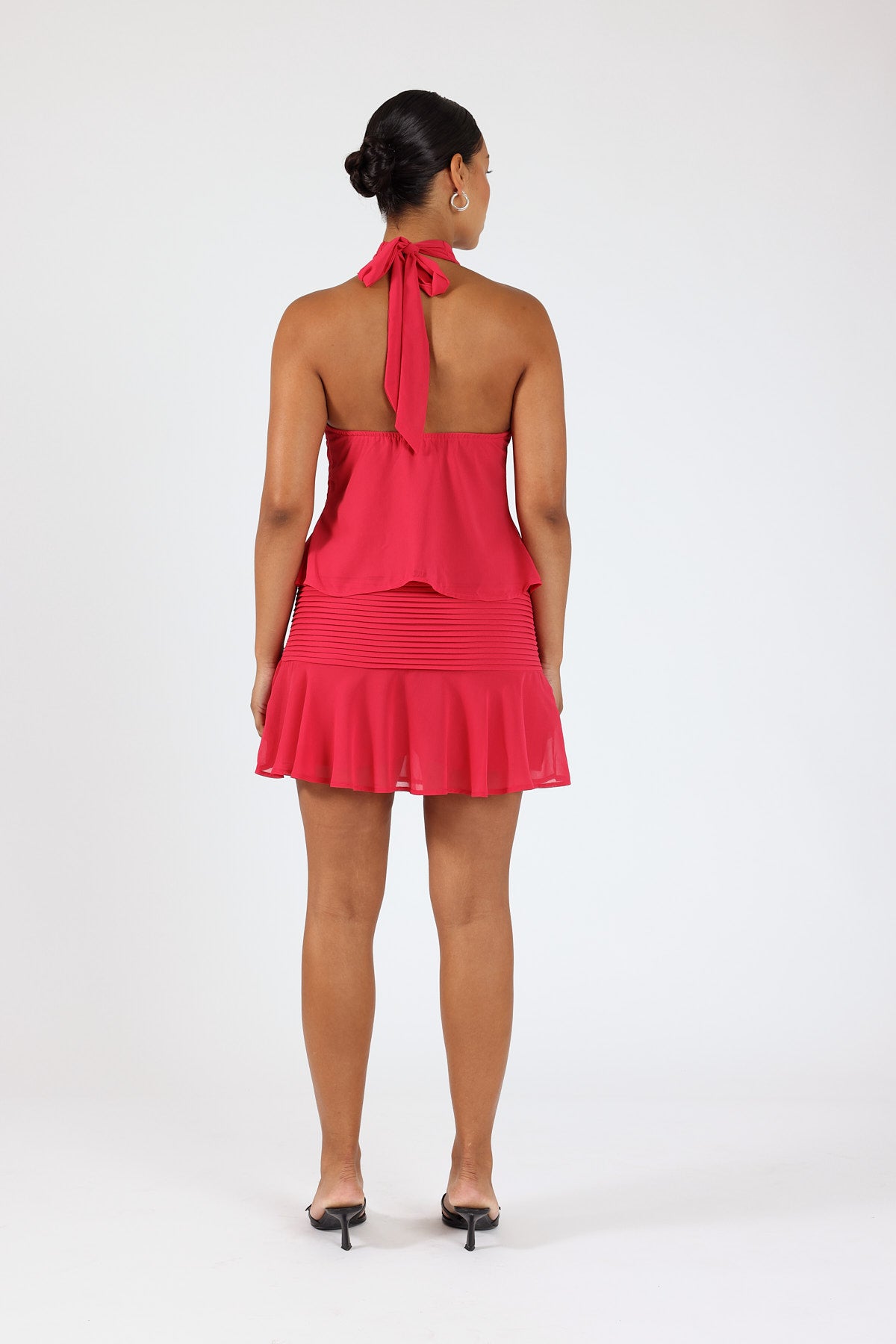 Perfect Stranger Eland Halter Top Red