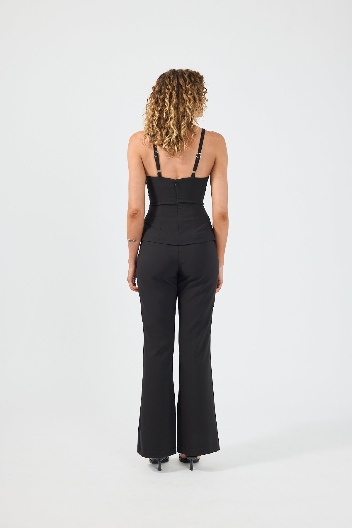 Perfect Stranger Alba Structured Top Black