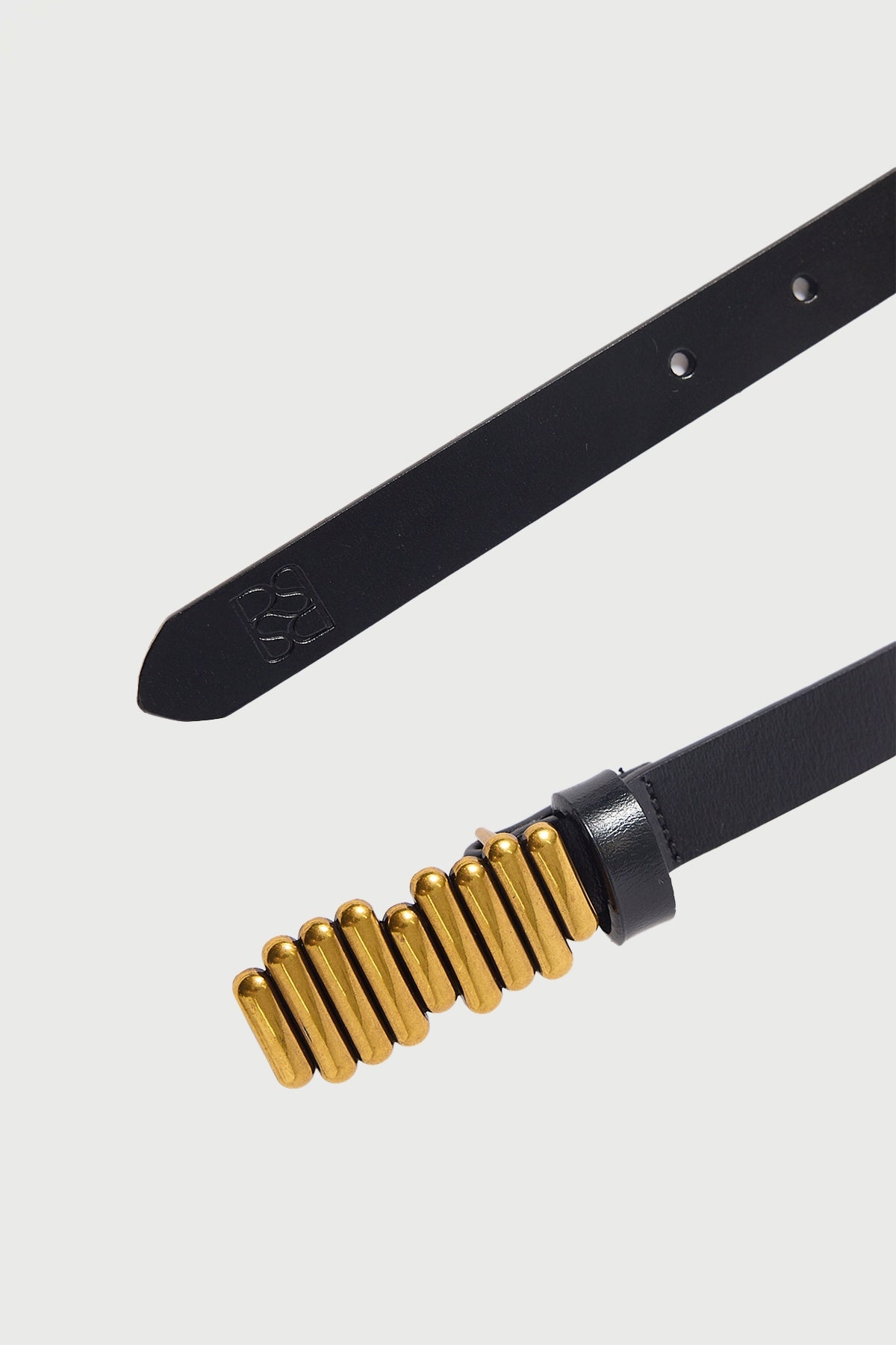 Perfect Stranger Bay Leather Belt Black