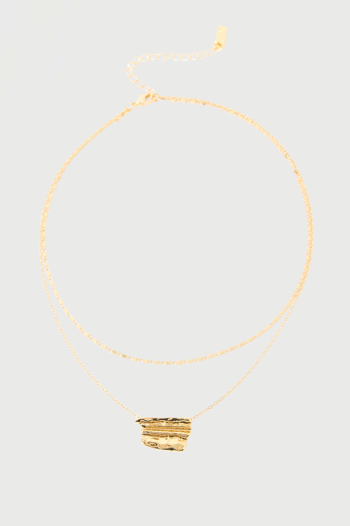 Perfect Stranger Alba Layered Necklace 2PK 18K Gold Plated