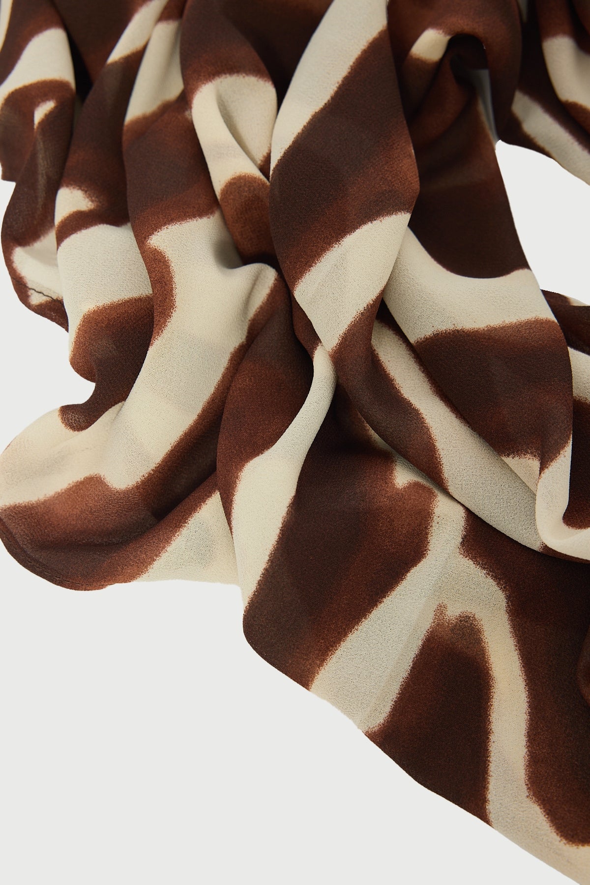 Perfect Stranger Elliot Scarf Brown Print