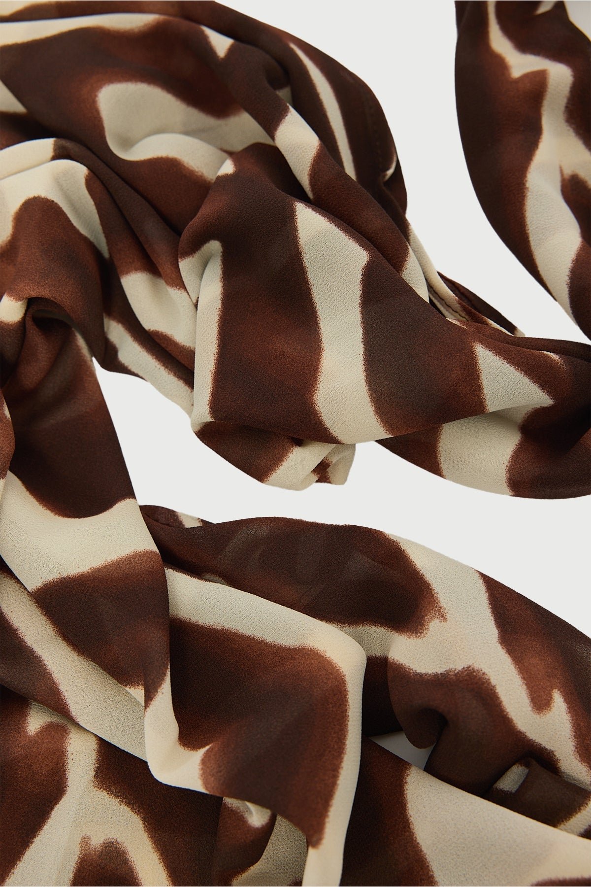 Perfect Stranger Elliot Scarf Brown Print