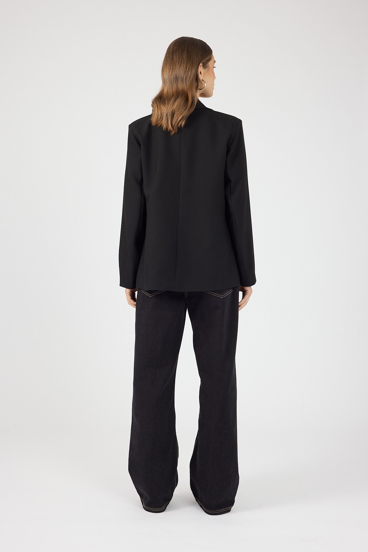 Perfect Stranger Luca Oversized Blazer Black