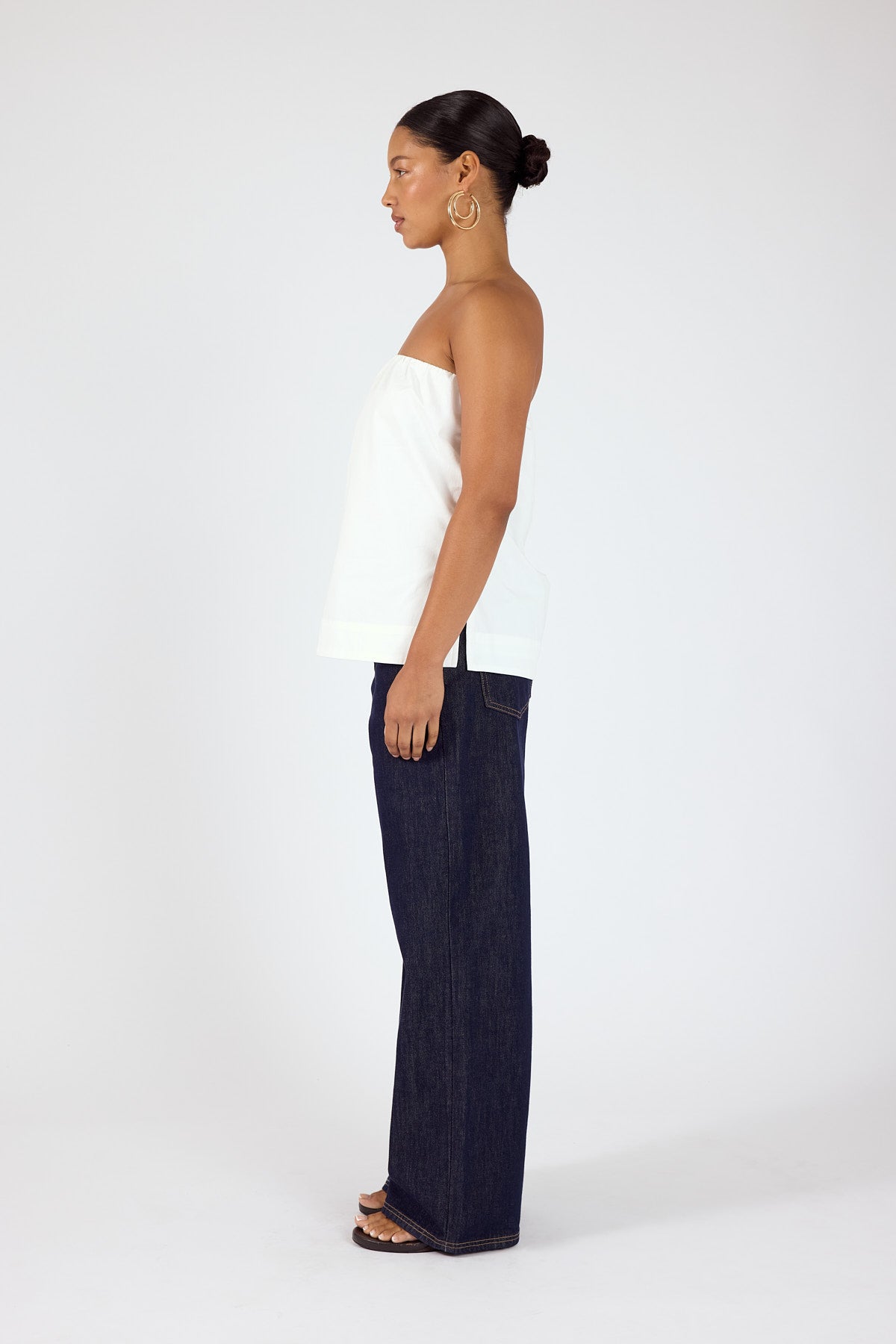 Perfect Stranger Penelope Strapless Top White