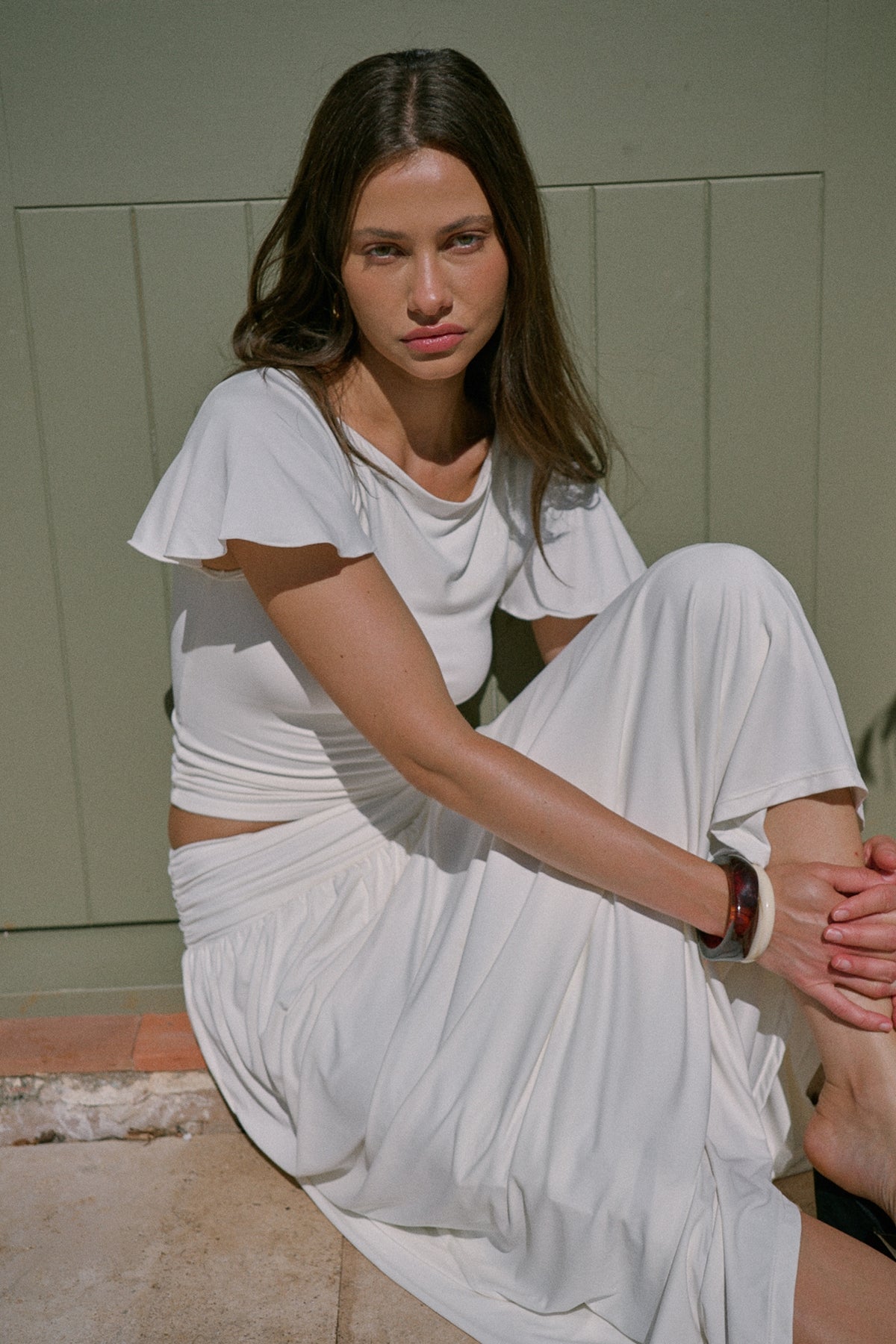 Perfect Stranger Ellison Jersey T-shirt Off White