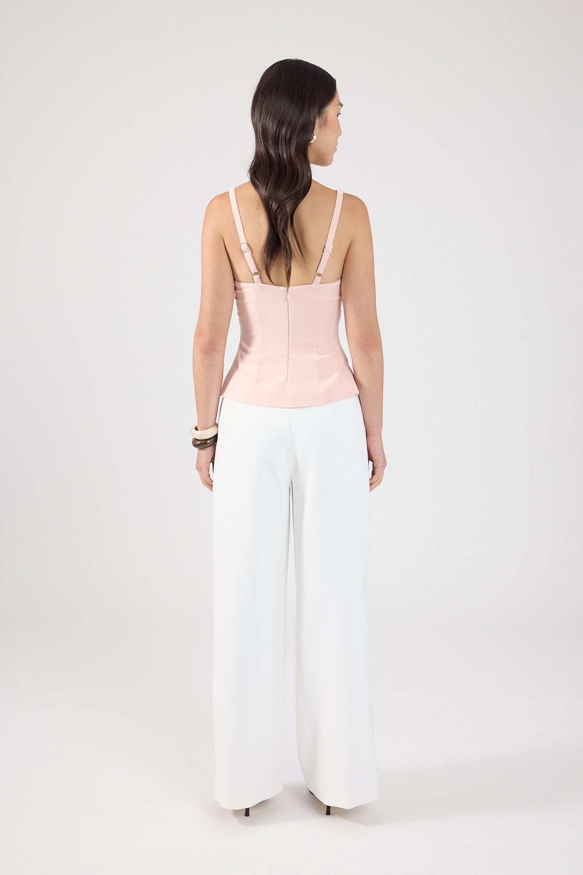 Perfect Stranger Robie High Rise Suiting Pants White