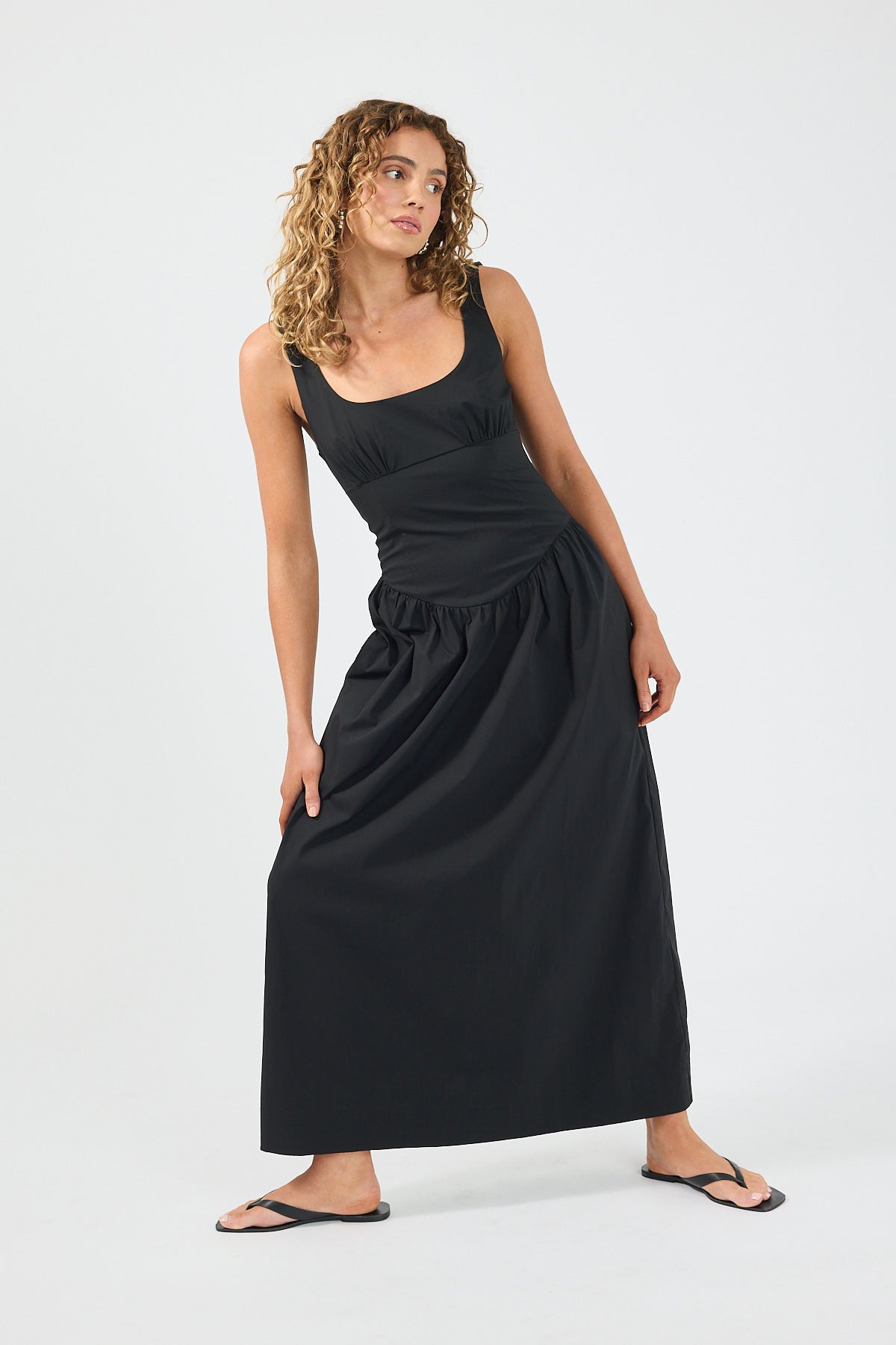 Perfect Stranger Ayana Corset Maxi Dress Black Perfect Stranger Ayana Corset Maxi Dress Black
