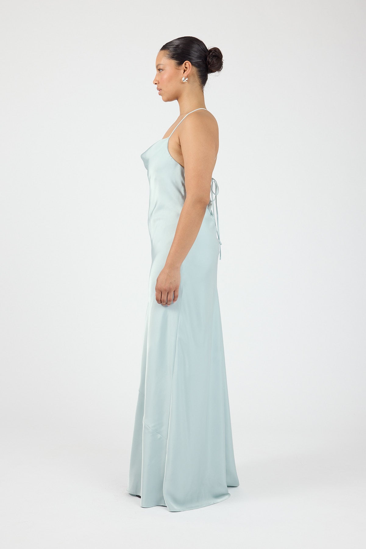 Perfect Stranger Leena Cowl Maxi Dress Sea Mist