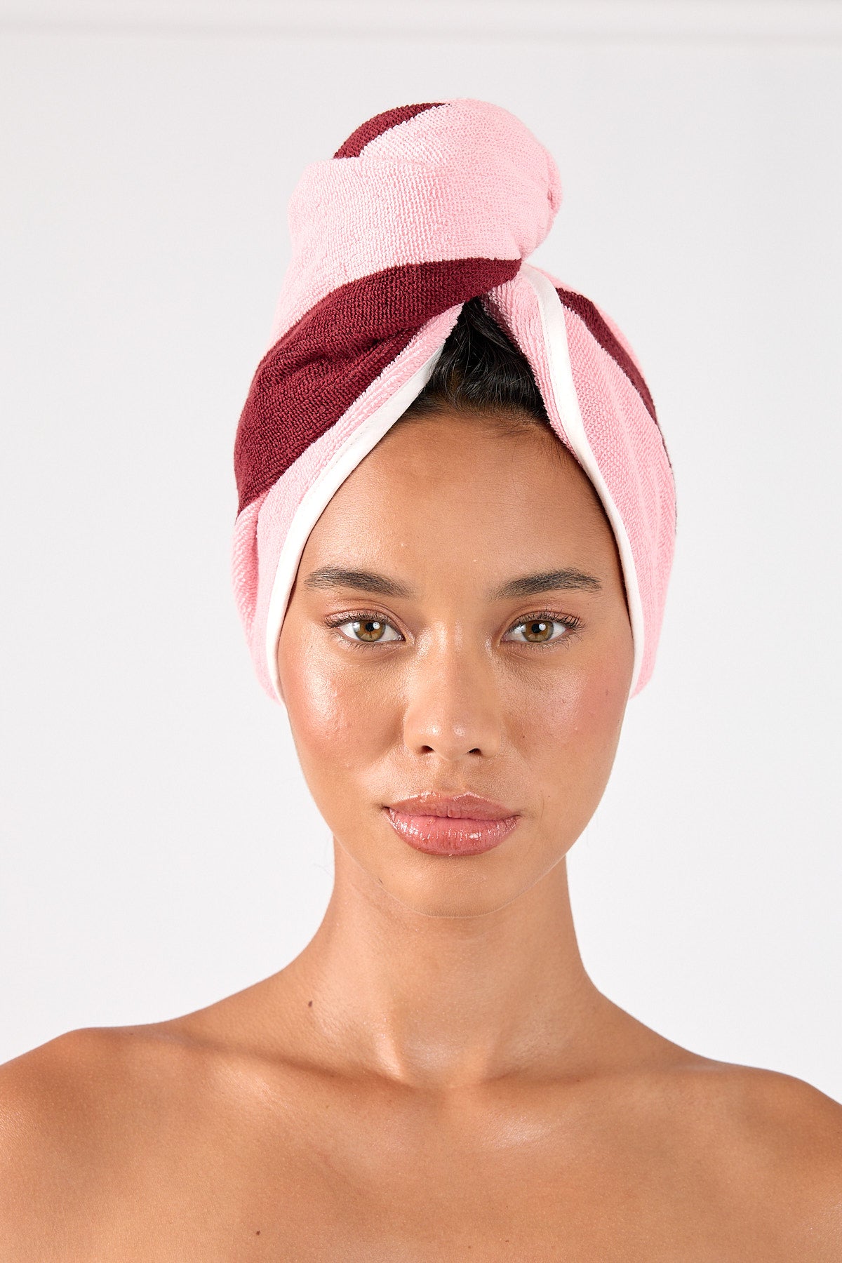Hommey Hair Wrap - Rocky Road Stripes Pink Stripe