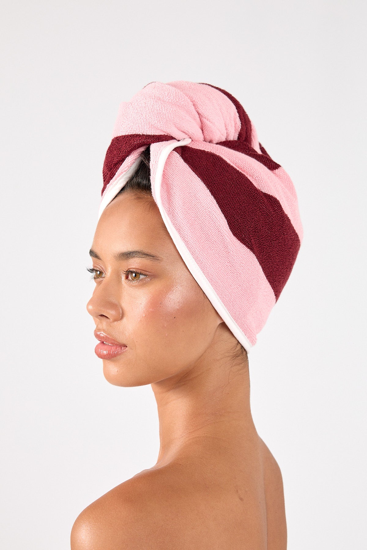 Hommey Hair Wrap - Rocky Road Stripes Pink Stripe
