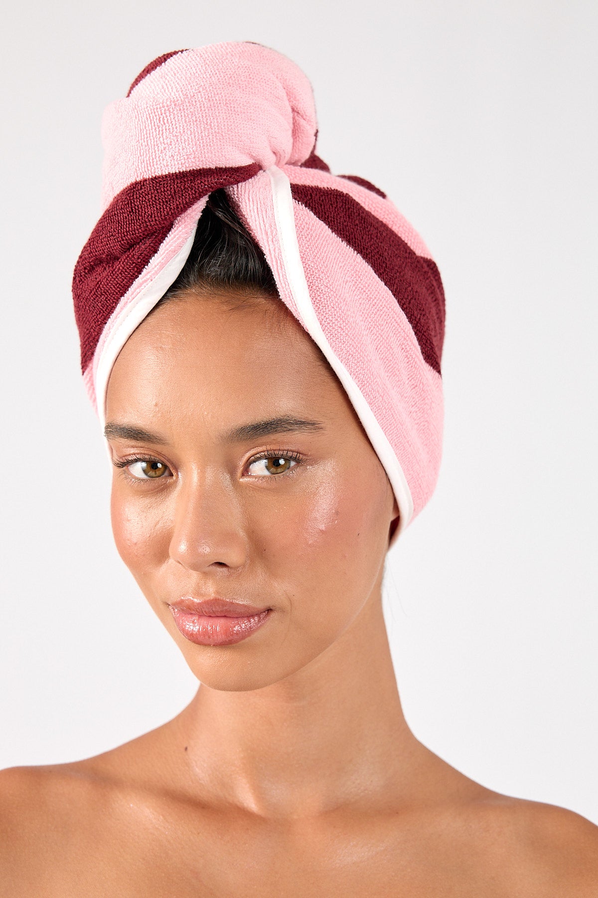 Hommey Hair Wrap - Rocky Road Stripes Pink Stripe