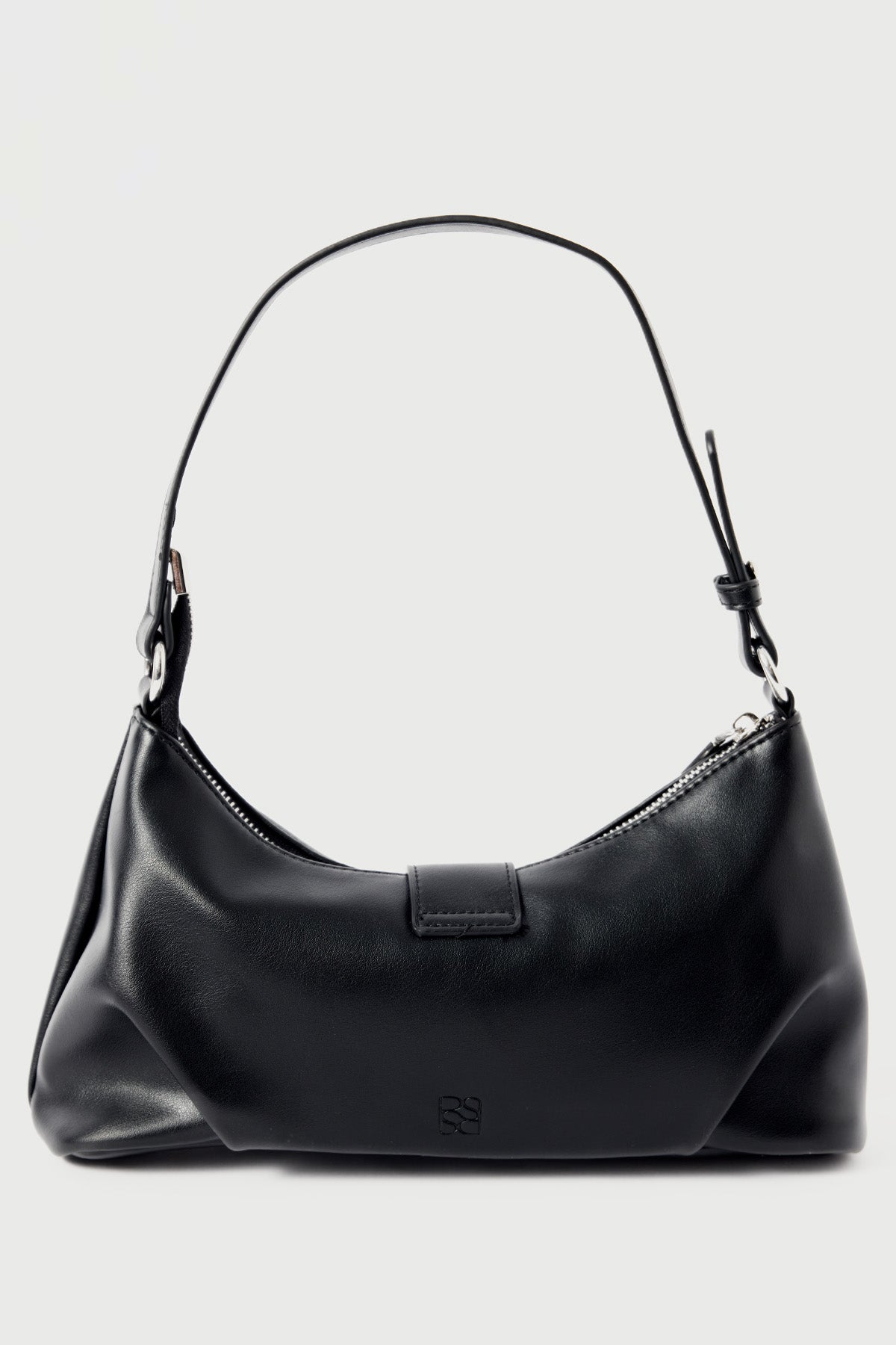 Perfect Stranger Enola Buckle Shoulder Bag Black