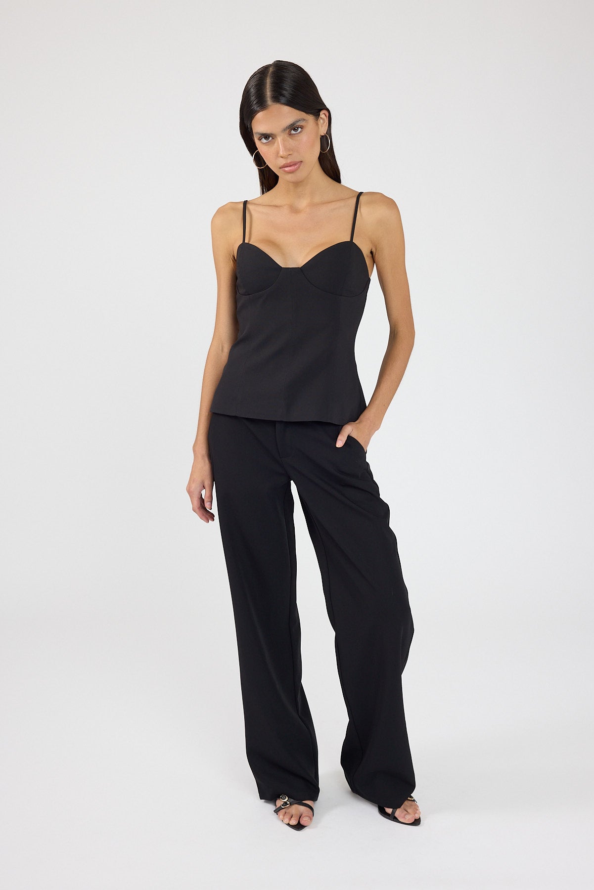 Perfect Stranger Rio Bodice Top Black