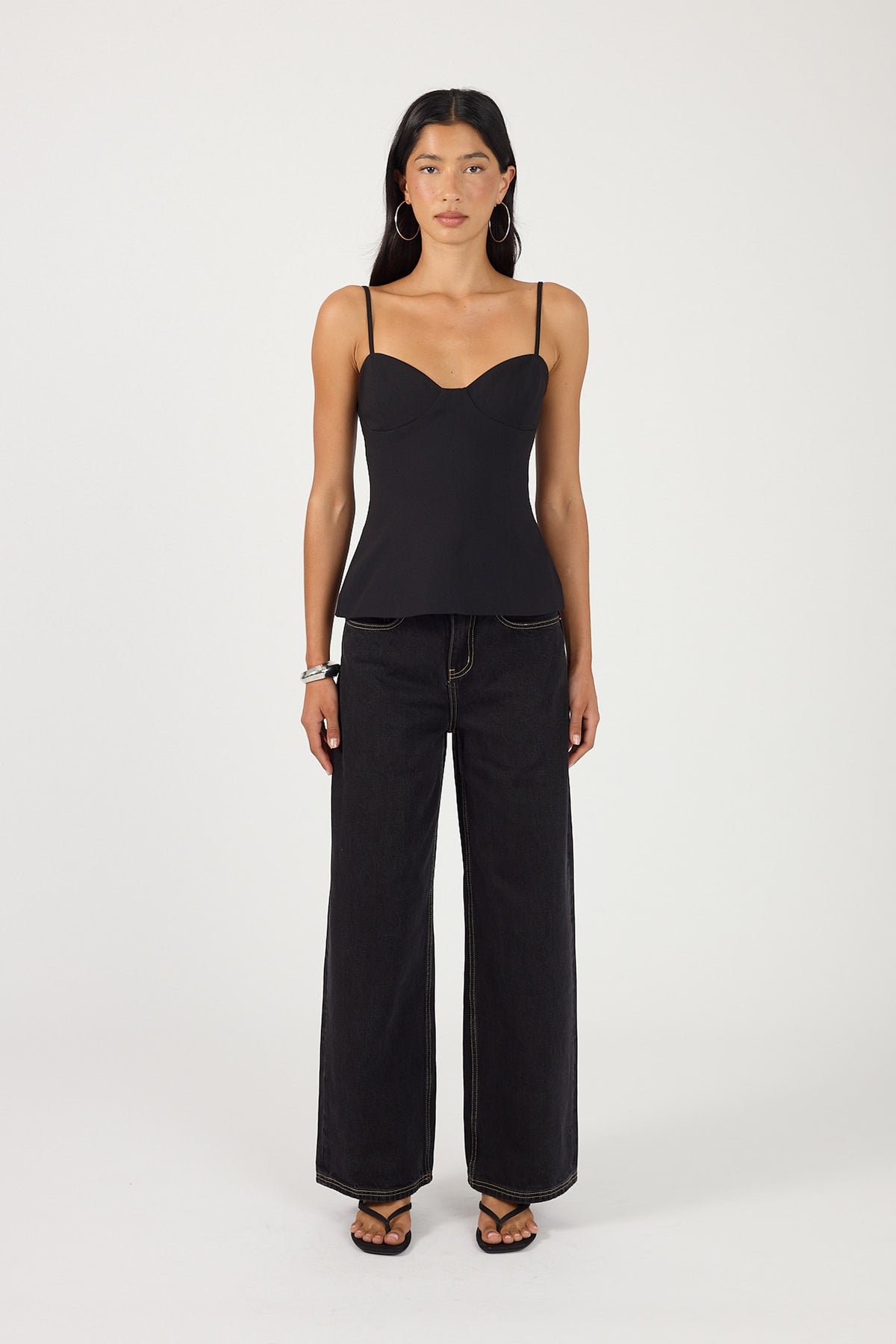 Perfect Stranger Rio Bodice Top Black