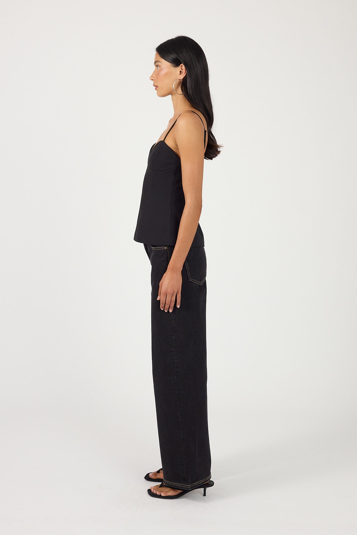 Perfect Stranger Rio Bodice Top Black