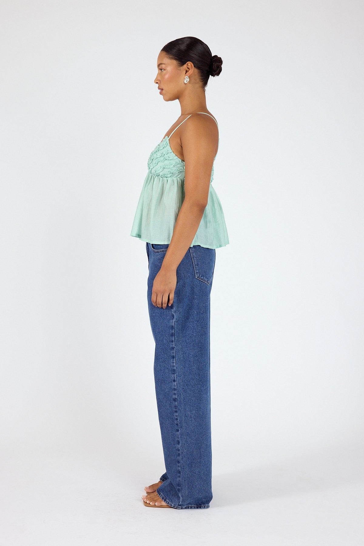 Perfect Stranger Klara Frill Cami Top Mint