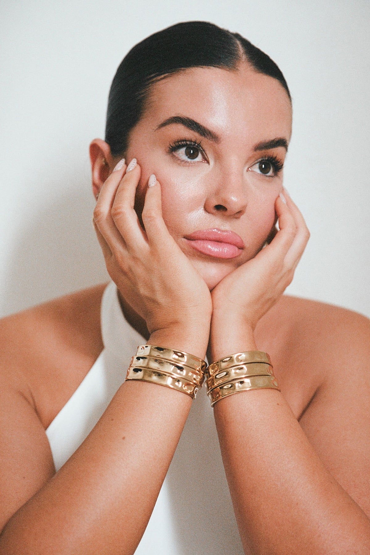 Dylan Cuff Bracelet Gold