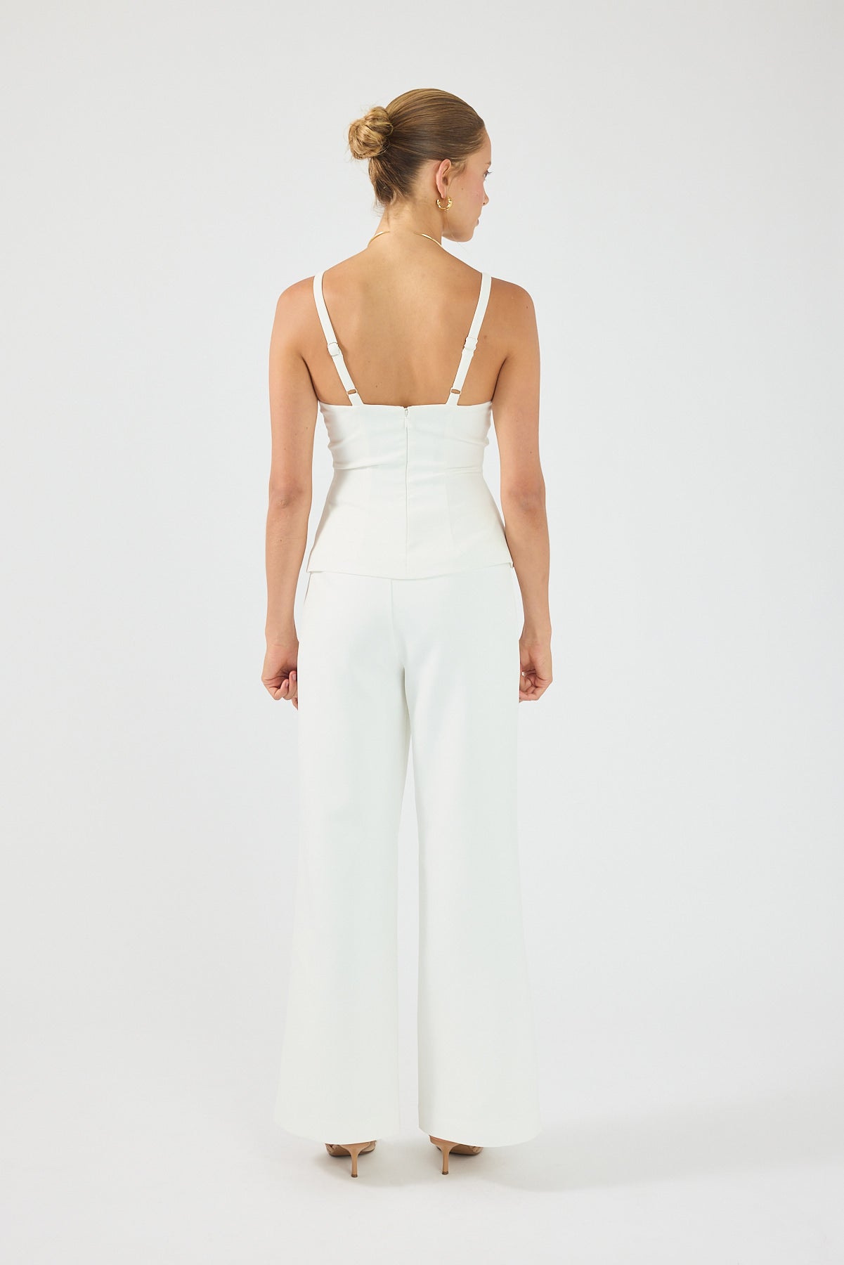Perfect Stranger Oscar Mid Rise Pants White