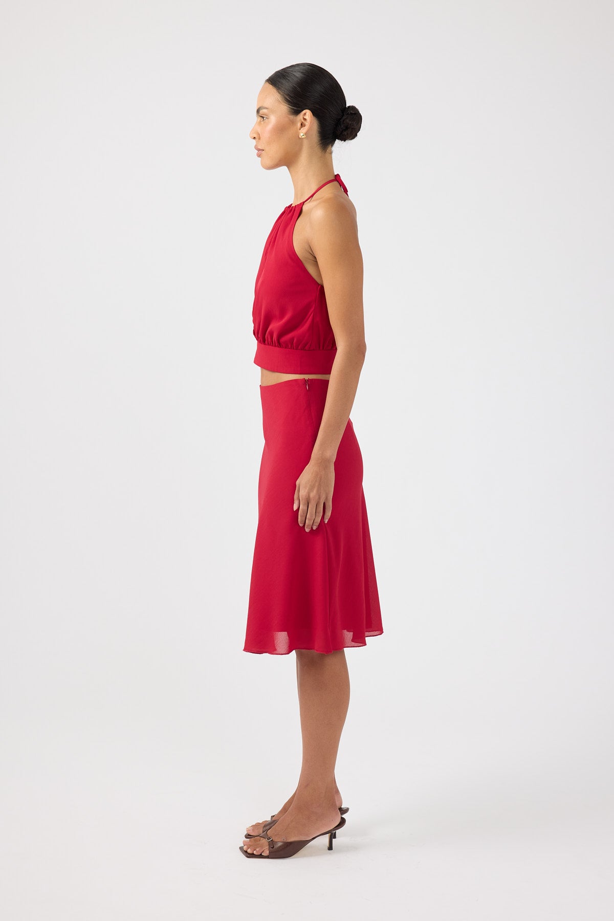 Perfect Stranger Stella Halter Top Red