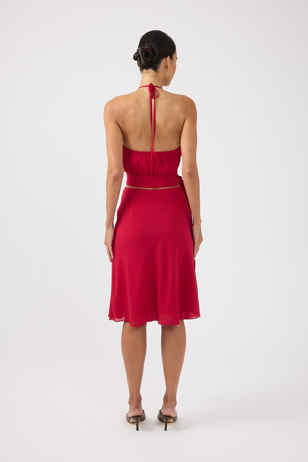 Perfect Stranger Stella Halter Top Red
