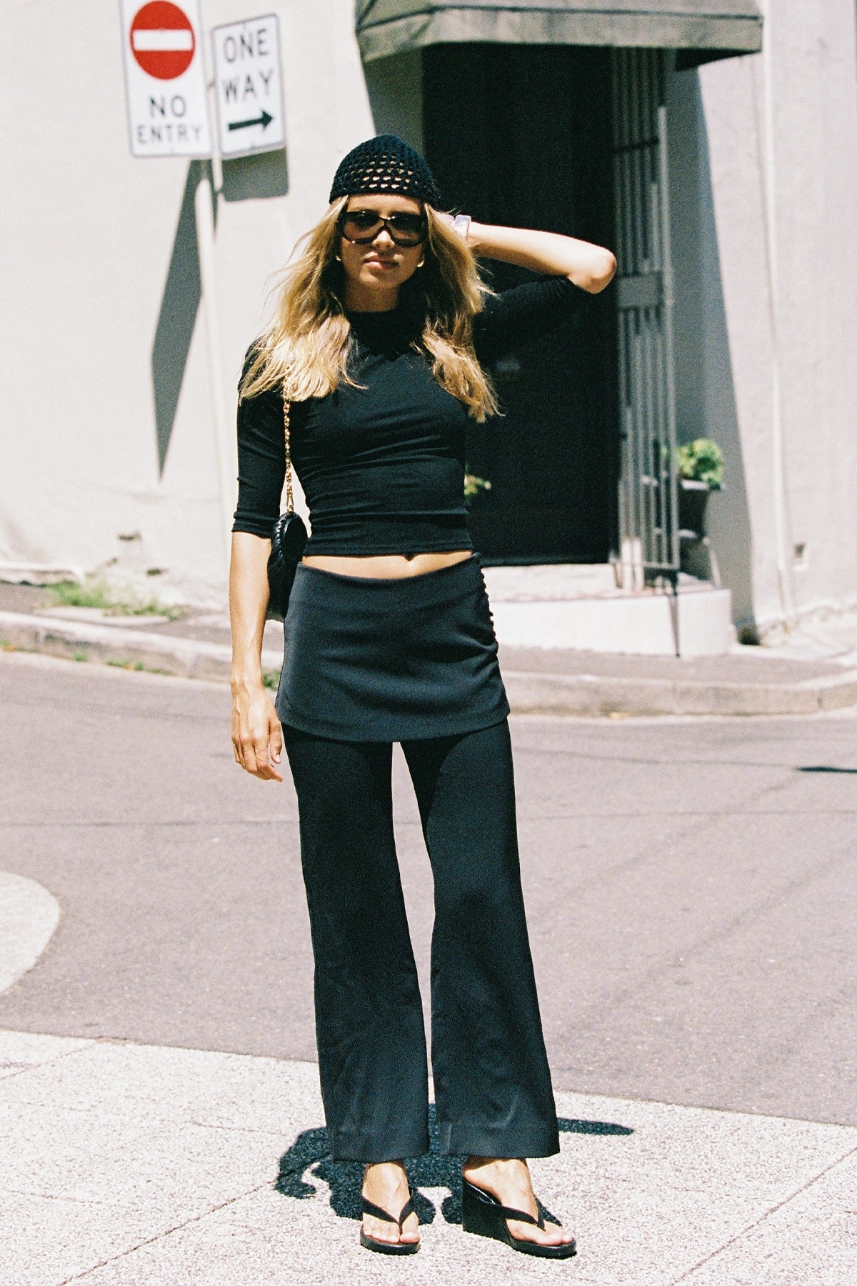 Perfect Stranger Lenny Skirt Pants Black