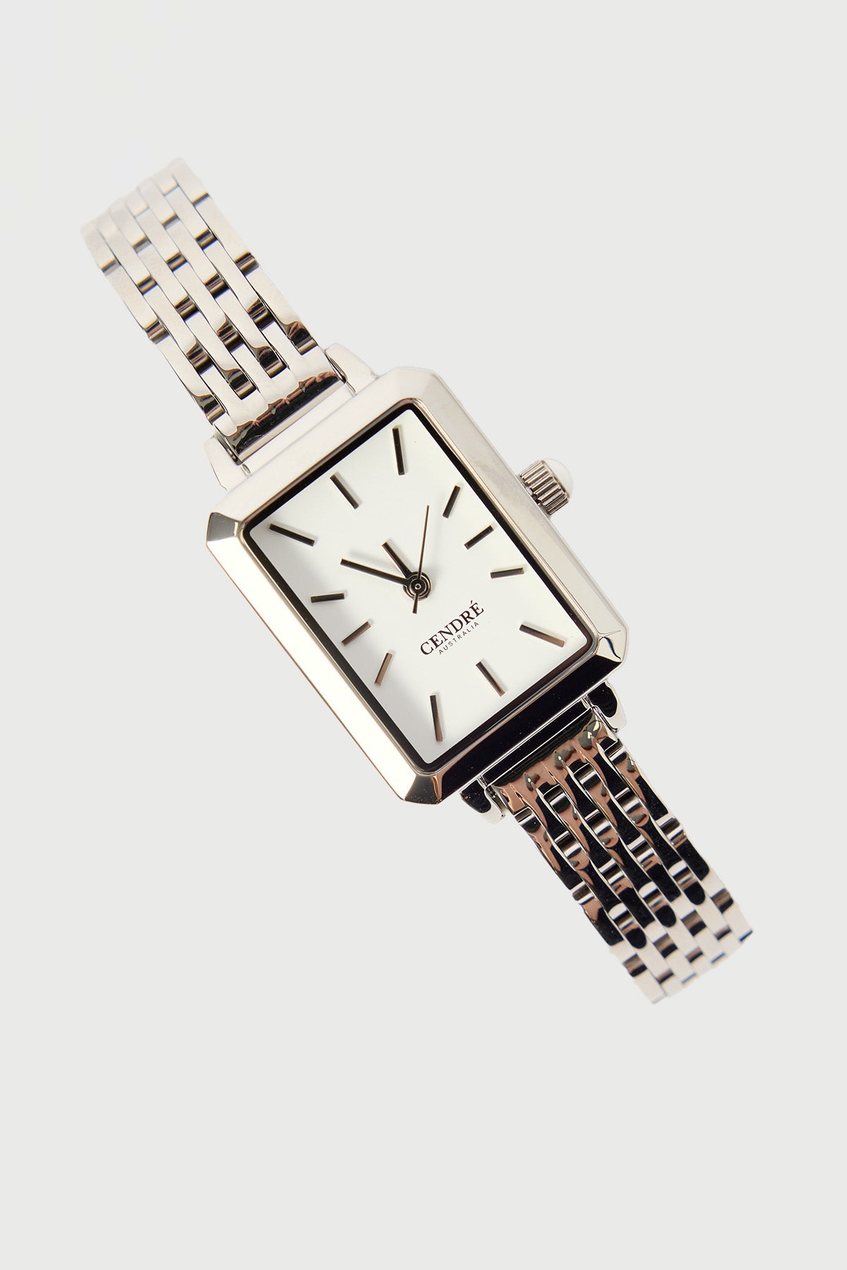 Cendre Mason Watch Silver/ White
